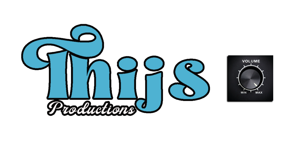 Logo Thijs productions met knop